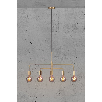 Nordlux Gloom arany függesztett lámpa (NOR-2113053035) E27 5 izzós IP20