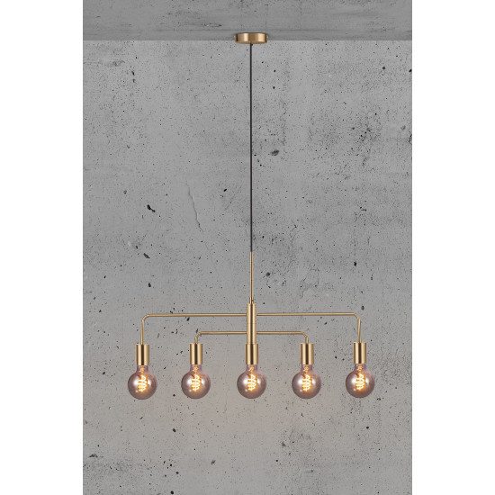 Nordlux Gloom arany függesztett lámpa (NOR-2113053035) E27 5 izzós IP20