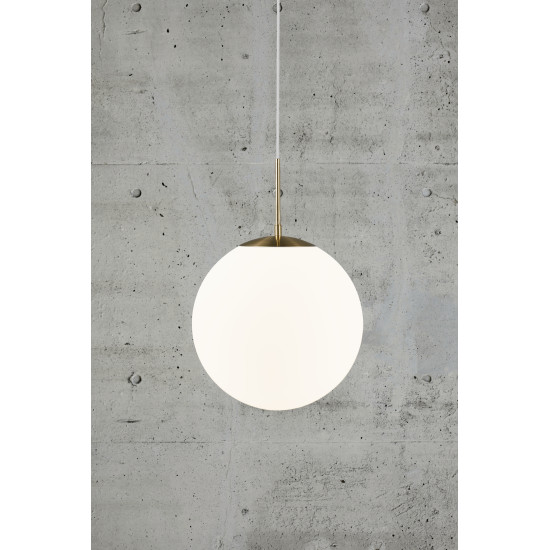 Nordlux Grant arany-fehér függesztett lámpa (NOR-2010573035) E27 1 izzós IP20