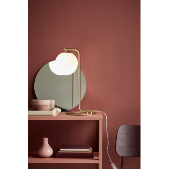 Nordlux Grant arany-fehér asztali lámpa (NOR-46635025) E14 1 izzós IP20