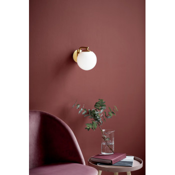 Nordlux Grant arany-fehér fali lámpa (NOR-47091025) E14 1 izzós IP20