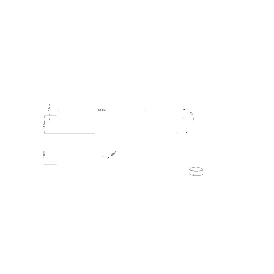 Nordlux Ip S13 szürke-fehér vízvédett LED fürdőszobai fali lámpa (NOR-2410421032) LED 1 izzós IP44