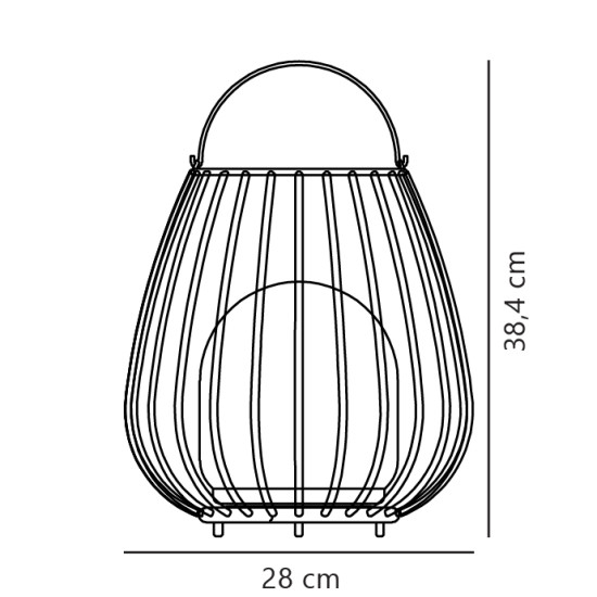 Nordlux Jim To-Go  fekete-fehér kültéri hordozható LED asztali lámpa (NOR-2218105003) LED 1 izzós IP54