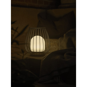 Nordlux Jim To-Go  szürke-fehér kültéri hordozható LED asztali lámpa (NOR-2218105010) LED 1 izzós IP54