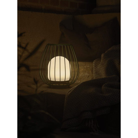 Nordlux Jim To-Go  zöld-fehér kültéri hordozható LED asztali lámpa (NOR-2218105023) LED 1 izzós IP54