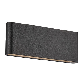 Nordlux Kinver  fekete LED vízvédett kültéri fali lámpa (NOR-2118181003) LED 1 izzós IP54