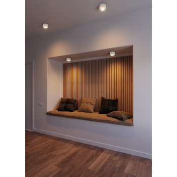 Nordlux Landon Smart  fehér vízvédett LED mennyezeti lámpa (NOR-2110840101) LED 1 izzós IP44