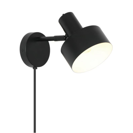 Nordlux Matis  fekete fali lámpa (NOR-2512201003) E27 1 izzós IP20