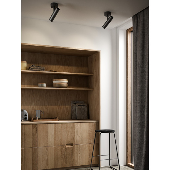 Nordlux MIB  fekete mennyezeti lámpa (NOR-2020666003) GU10 1 izzós IP20