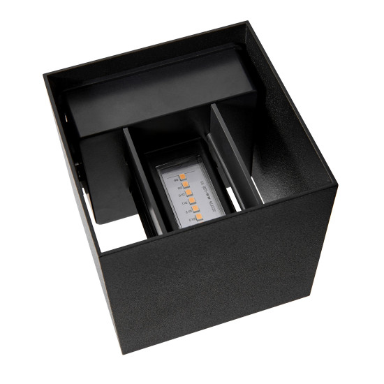 Nordlux Milda  fekete LED vízvédett kültéri fali lámpa (NOR-2418331003) LED 1 izzós IP44