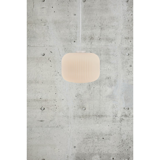 Nordlux Milford fehér függesztett lámpa (NOR-46583001) E27 1 izzós IP20