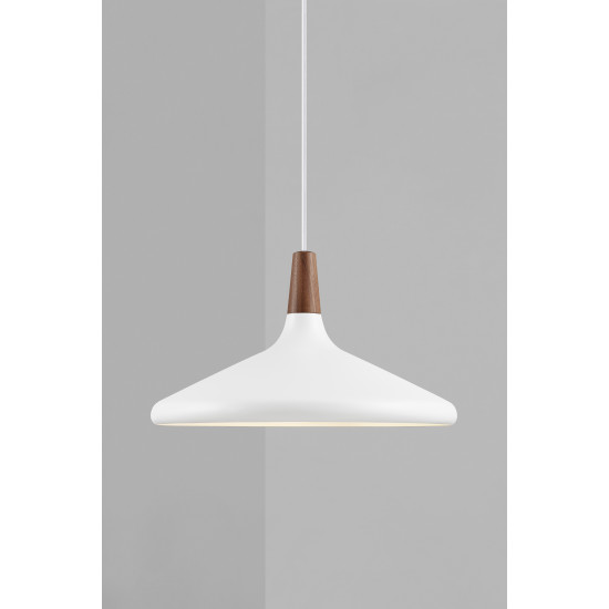 Nordlux Nori fehér függesztett lámpa (NOR-2120823001) E27 1 izzós IP20