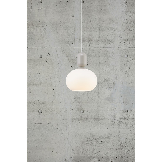 Nordlux Notti szürke-fehér függesztett lámpa (NOR-2011003010) E27 1 izzós IP20