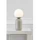 Nordlux Notti  szürke-fehér asztali lámpa (NOR-2011035010) E14 1 izzós IP20
