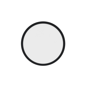 Nordlux Oja 29  fekete-fehér vízvédett LED mennyezeti lámpa (NOR-2015026103) LED 1 izzós IP54