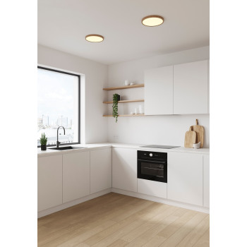 Nordlux Oja 29  barna-fehér LED mennyezeti lámpa (NOR-47276004) LED 1 izzós IP20