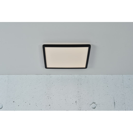 Nordlux Oja 29 Square  fekete-fehér vízvédett LED mennyezeti lámpa (NOR-2015066103) LED 1 izzós IP54