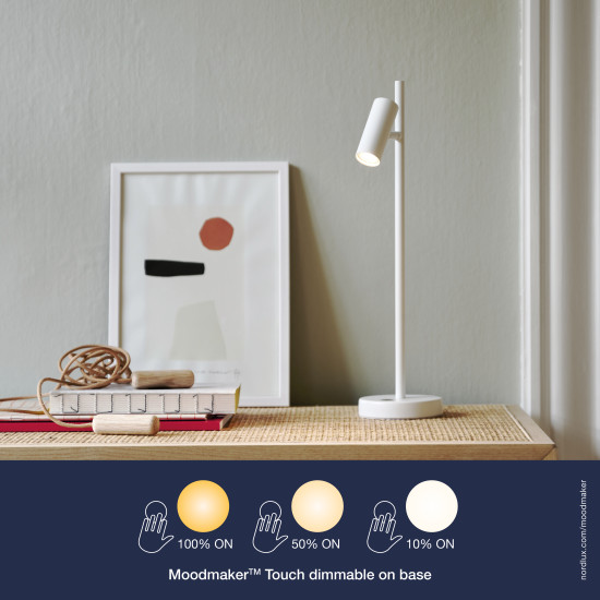 Nordlux Omari  fehér LED asztali lámpa (NOR-2112245001) LED 1 izzós IP20