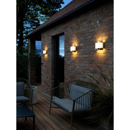 Nordlux Piola  fehér LED vízvédett kültéri fali lámpa (NOR-2418051001) LED 1 izzós IP44