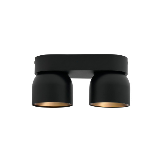 Nordlux Pitcher  fekete mennyezeti spotlámpa (NOR-2310410103) GU10 2 izzós IP20