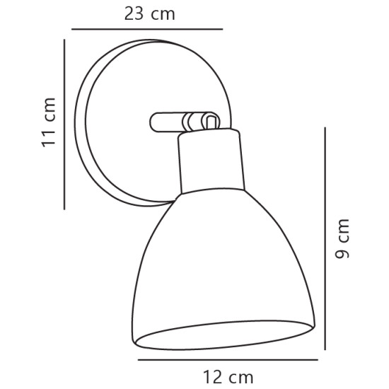 Nordlux Ray  króm-fehér fali lámpa (NOR-63191033) E14 1 izzós IP20