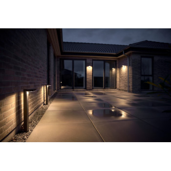 Nordlux Rica Square Solar  fekete mozgásérzékelős vízvédett LED kültéri állólámpa (NOR-2118178003) LED 1 izzós IP44