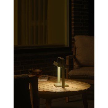 Nordlux Saulio Solar  fekete-fehér kültéri hordozható LED asztali lámpa (NOR-2418035023) LED 1 izzós IP44