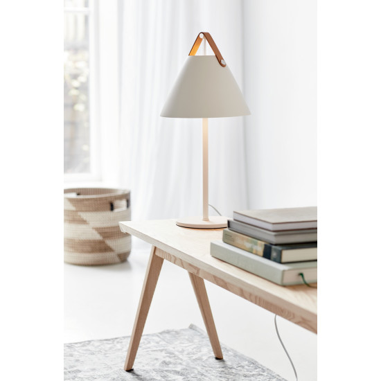 Nordlux Strap  fehér asztali lámpa (NOR-46205001) E27 1 izzós IP20