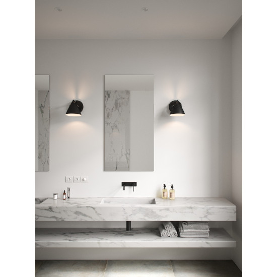 Nordlux Strap  fekete fali lámpa (NOR-84291003) GU10 1 izzós IP20