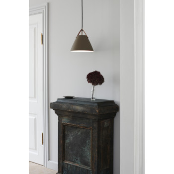 Nordlux Strap  barna-fekete függesztett lámpa (NOR-84333009) E27 1 izzós IP20