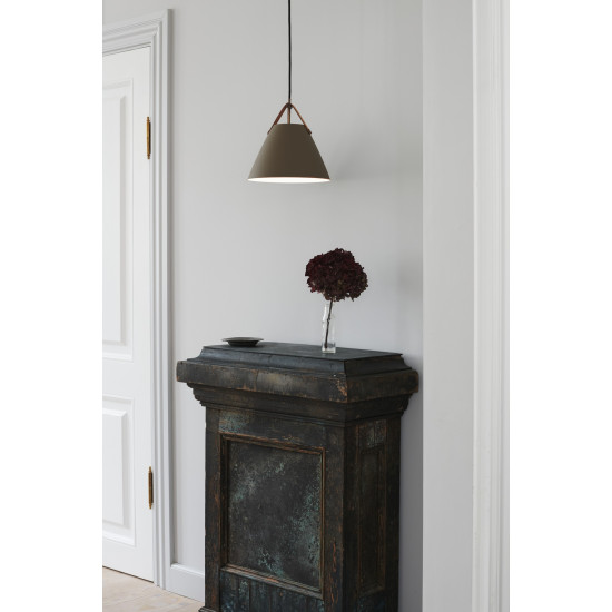 Nordlux Strap  barna-fekete függesztett lámpa (NOR-84333009) E27 1 izzós IP20