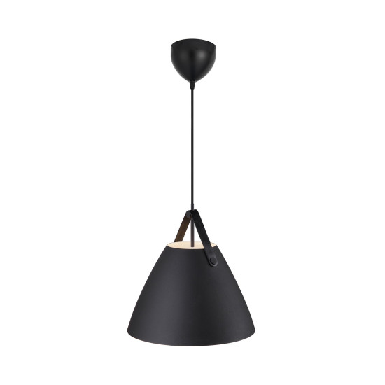Nordlux Strap  fekete függesztett lámpa (NOR-84343003) E27 1 izzós IP20