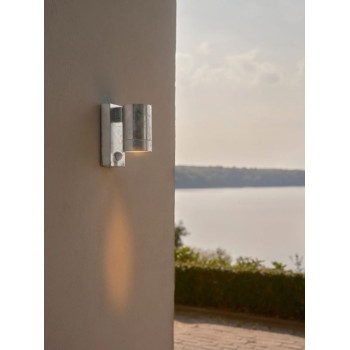 Nordlux Tin Maxi Sensor  szürke mozgásérzékelős vízvédett kültéri fali lámpa (NOR-21509131) GU10 1 izzós IP54