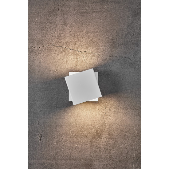 Nordlux Turn  fehér LED vízvédett kültéri fali lámpa (NOR-2019061001) LED 1 izzós IP54