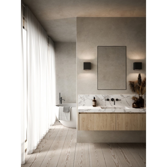 Nordlux Turn  fekete LED vízvédett kültéri fali lámpa (NOR-2019061003) LED 1 izzós IP54