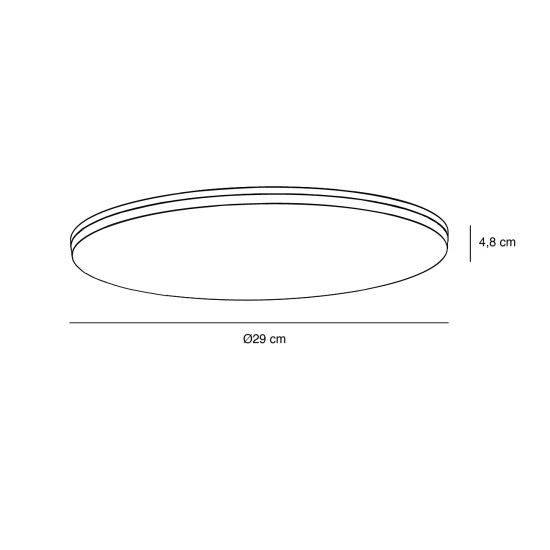 Nordlux Vic fehér LED mennyezeti lámpa (NOR-2310126001) LED 1 izzós IP20