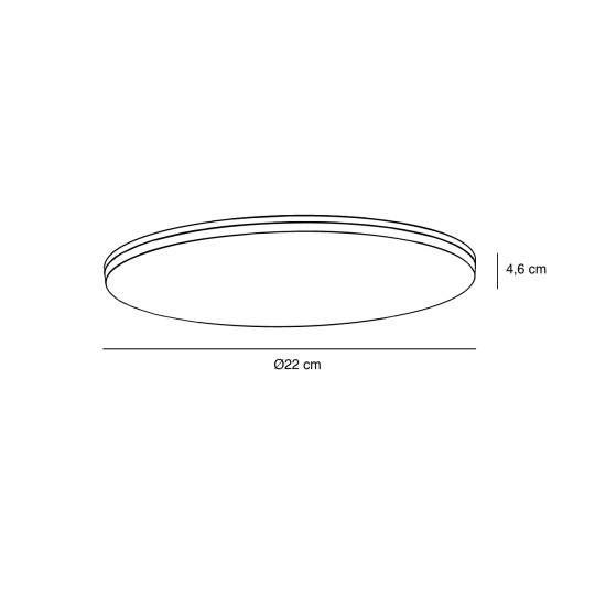 Nordlux Vic fehér LED mennyezeti lámpa (NOR-2310156001) LED 1 izzós IP20