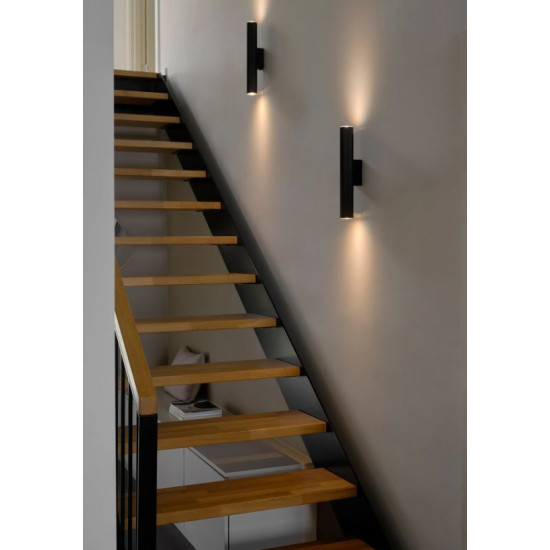 Nordlux Vico long  fekete fali lámpa (NOR-2512341003) GU10 2 izzós IP20