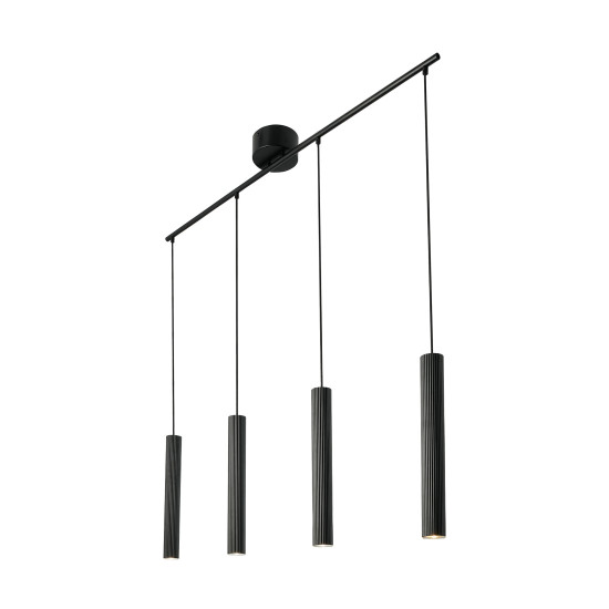 Nordlux Vico fekete függesztett lámpa (NOR-2412143003) GU10 4 izzós IP20