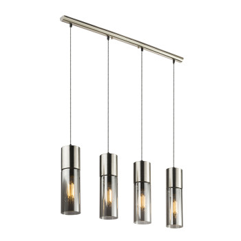 Globo Annika nikkel függesztett lámpa (GLO-21000-4HN) E27 4 izzós IP20