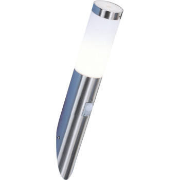 Globo Boston nikkel-fehér mozgásérzékelős kültéri fali lámpa (GLO-3157S) E27 1 izzós IP44