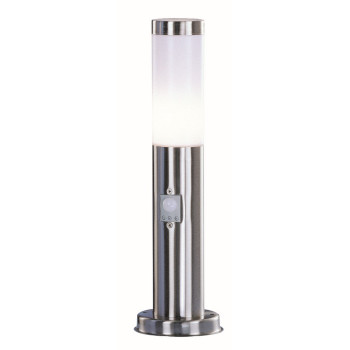 Globo Boston szürke-fehér mozgásérzékelős kültéri állólámpa (GLO-3158S) E27 1 izzós IP44