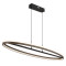 Globo Della fekete-szürke LED kristály függesztett lámpa (GLO-67179H1) LED 1 izzós IP20