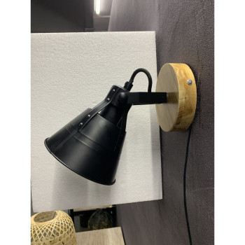 Globo Günther barna-fekete fali lámpa (GLO-15466S-1) E27 1 izzós IP20