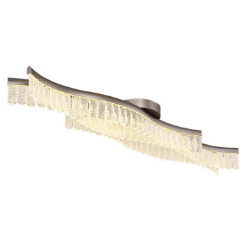 Globo Juliet szürke-átlátszó LED mennyezeti lámpa (GLO-67348D) LED 1 izzós IP20