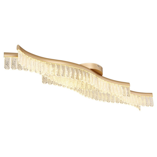 Globo Juliet arany-átlátszó LED mennyezeti lámpa (GLO-67348DG) LED 1 izzós IP20