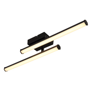 Globo Kirina fekete LED mennyezeti lámpa (GLO-67342-12) LED 1 izzós IP20