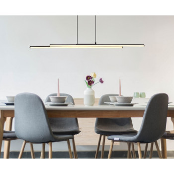 Globo Kirina fekete LED függesztett lámpa (GLO-67342-24H) LED 1 izzós IP20