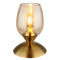Globo Kuwaita sárgaréz-borostyán asztali lámpa (GLO-24007M) E14 1 izzós IP20