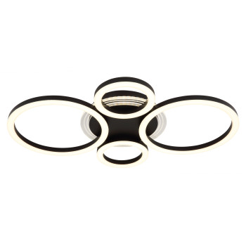 Globo Loretta fekete LED mennyezeti lámpa (GLO-48039-40) LED 1 izzós IP20